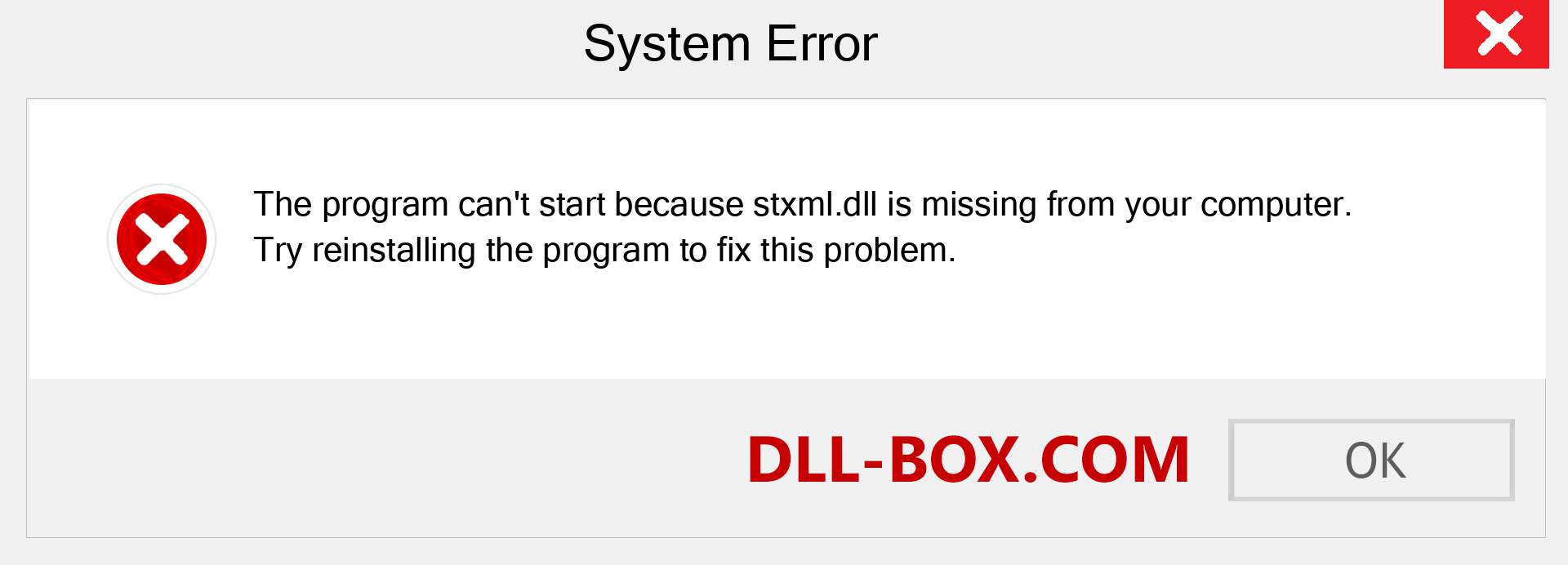  stxml.dll file is missing?. Download for Windows 7, 8, 10 - Fix  stxml dll Missing Error on Windows, photos, images