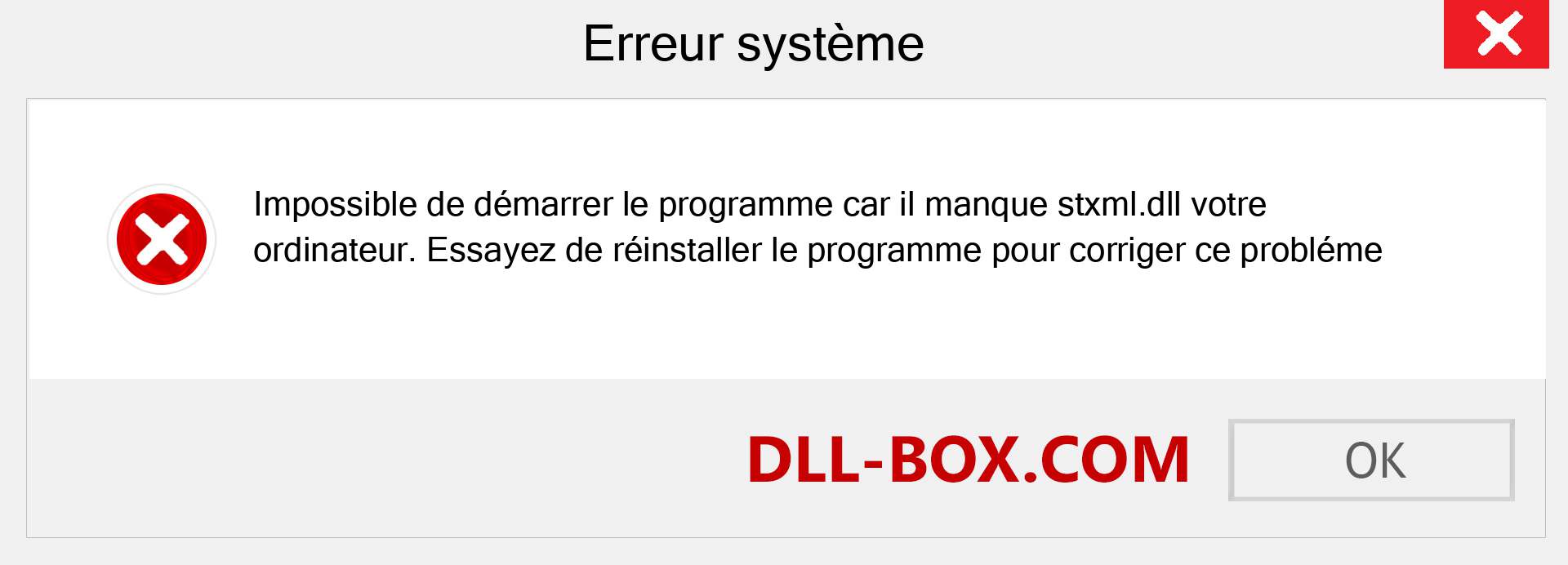 Le fichier stxml.dll est manquant ?. Télécharger pour Windows 7, 8, 10 - Correction de l'erreur manquante stxml dll sur Windows, photos, images